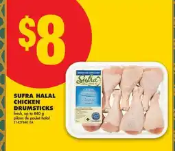 No Frills SUFRA HALAL CHICKEN DRUMSTICKS, up to offer