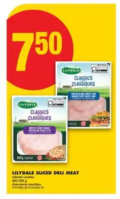 No Frills LILYDALE SLICED DELI MEAT, 400/500 g offer