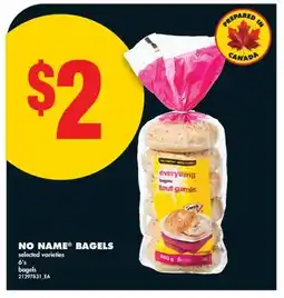No Frills NO NAME BAGELS, 6's offer
