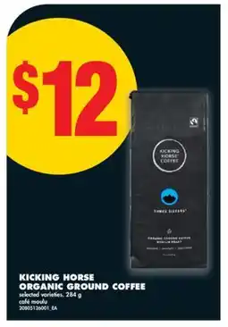 No Frills KICKING HORSE ORGANIC GROUND COFFEE offer