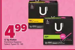 PharmaChoice U by Kotex Feminine Hygiene offer