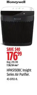 Canadian Tire Honeywell HPA5150BC Insight Series Air Purifier offer