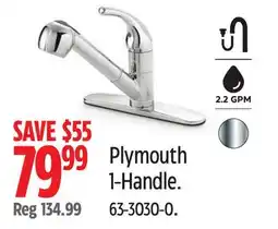 Canadian Tire Danze Plymouth 1-Handle offer