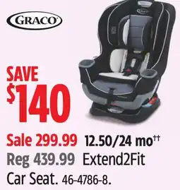 Canadian Tire Extend2Fit Car Seat offer