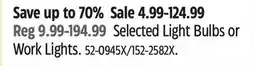Canadian Tire Noma Selected Light Bulbs or Work Lights offer