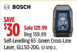 Canadian Tire Self-Levelling 65´ Green Cross-Line Laser offer