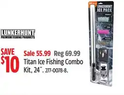 Canadian Tire Titan Ice Fishing Combo Kit, 24˝ offer