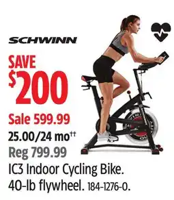 Canadian Tire Schwinn IC3 Indoor Cycling Bike offer