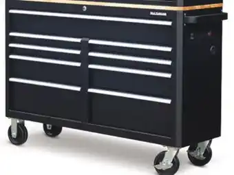 Canadian Tire 56˝ 9-Drawer Cabinet with Built-In Power Bar with USB offer