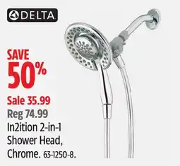 Canadian Tire In2ition 2-in-1 Shower Head, Chrome offer