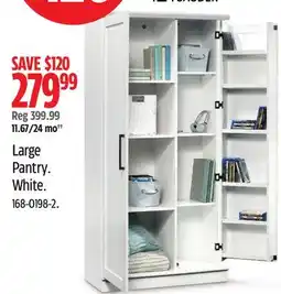 Canadian Tire Sauder Large Pantry offer