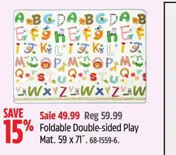 Canadian Tire Foldable Double-sided Play Mat. 59 x 71˝ offer