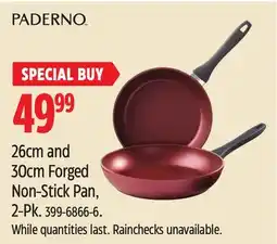 Canadian Tire Paderno 26cm and 30cm Forged Non-Stick Pan, 2-Pk offer