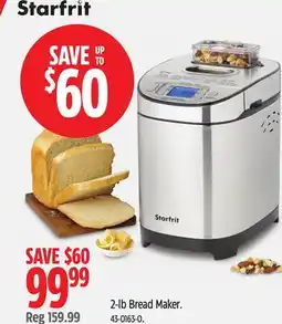 Canadian Tire Starfrit 2-lb Bread Maker offer