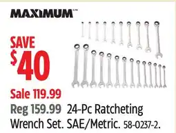 Canadian Tire 24-Pc Ratcheting Wrench Set offer