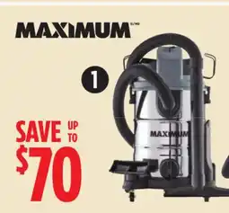 Canadian Tire Maximum 30L Stainless-Steel Wet/Dry Vac offer