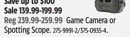 Canadian Tire Game Camera or Spotting Scope offer