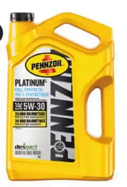 Canadian Tire Platinum Synthetic Motor Oil offer