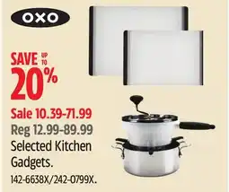 Canadian Tire Selected OXO Kitchen Gadgets offer