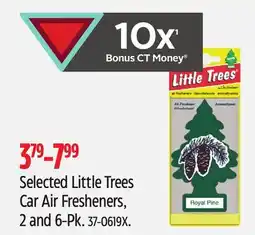 Canadian Tire Selected Little Trees Car Air Fresheners, 2 and 6-Pk offer