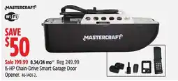 Canadian Tire Mastercraft 1⁄2-HP Chain-Drive Smart Garage Door Opener offer