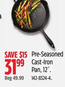 Canadian Tire Lagostina Pre-Seasoned Cast-Iron Pan offer