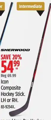 Canadian Tire Icon Composite Hockey Stick. LH or RH offer