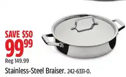 Canadian Tire Paderno Stainless-Steel Braiser offer