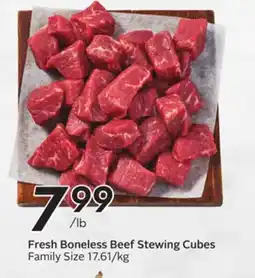 Sobeys Fresh Boneless Beef Stewing Cubes offer