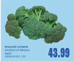 Wholesale Club BROCCOLI CROWNS, EACH offer