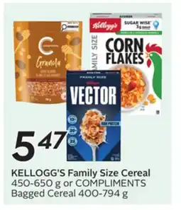 Sobeys Family Size Cereal offer