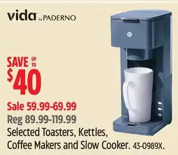 Canadian Tire Selected Toasters, Kettles, Coffee Makers and Slow Cooker offer