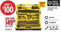 Canadian Tire BLACK CHROME SOCKETS SETS offer