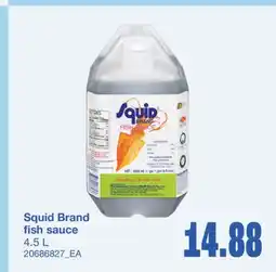 Wholesale Club SQUID BRAND FISH SAUCE offer