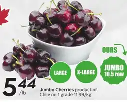 Sobeys Jumbo Cherries offer