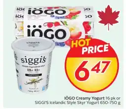Sobeys Creamy Yogurt offer