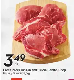Sobeys Fresh Pork Loin Rib and Sirloin Combo Chop offer