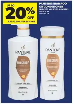 Real Canadian Superstore PANTENE SHAMPOO OR CONDITIONER offer