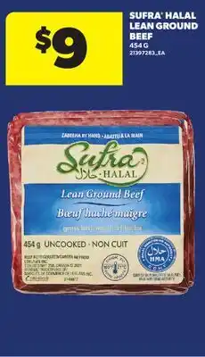 Real Canadian Superstore SUFRA HALAL LEAN GROUND BEEF offer
