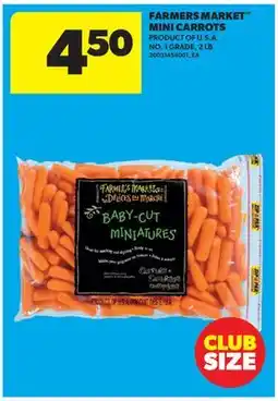 Real Canadian Superstore FARMERS MARKET MINI CARROTS, 2 LB offer
