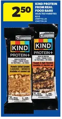 Real Canadian Superstore KIND PROTEIN FROM REAL FOOD BARS offer