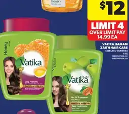 Real Canadian Superstore VATIKA HAMAM ZAITH HAIR CARE offer