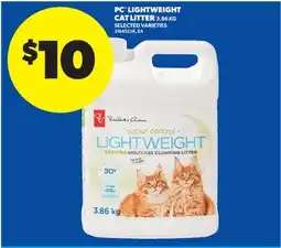 Real Canadian Superstore PC LIGHTWEIGHT CAT LITTER offer
