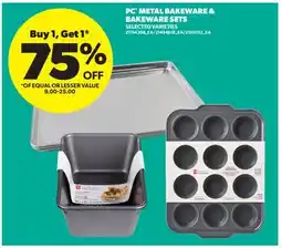 Real Canadian Superstore PC METAL BAKEWARE & BAKEWARE SETS offer