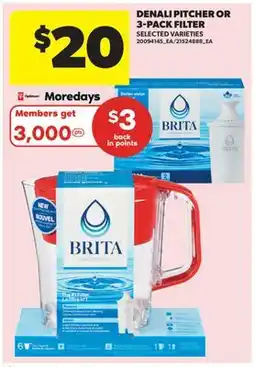 Real Canadian Superstore DENALI PITCHER OR 3-PACK FILTER offer