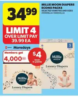 Real Canadian Superstore MILLIE MOON DIAPERS ECONO PACKS offer