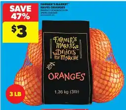 Real Canadian Superstore FARMER'S MARKET NAVEL ORANGES, 3 LB offer