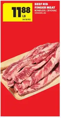 Real Canadian Superstore BEEF RIB FINGER MEAT offer
