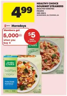Real Canadian Superstore HEALTHY CHOICE GOURMET STEAMERS offer
