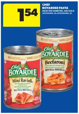 Real Canadian Superstore CHEF BOYARDEE PASTA, 418/425 G offer
